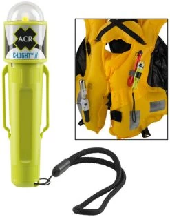 ACR 3963.1 C-Light - Manual Activated LED PFD Vest Light W/ Clip