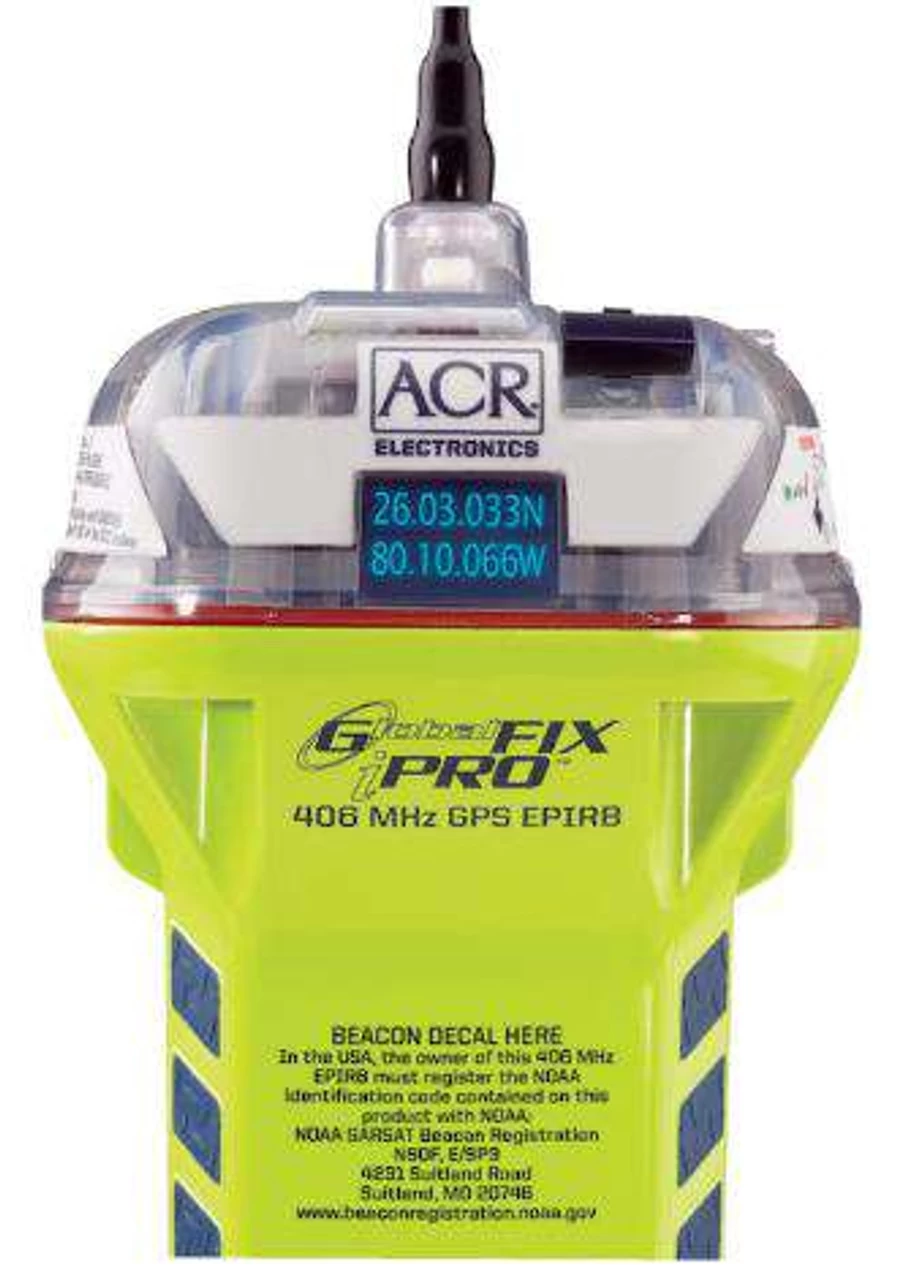 ACR Electronics GlobalFix IPro 406 MHz GPS EPIRB Cat. II 2 ACR Electronics GlobalFix IPro 406 MHz GPS EPIRB Cat. II - Image 2