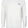 Aftco Yurei Performance Long Sleeve Shirt - White - Medium
