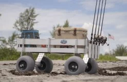 Alumacart Big Kahuna Beach Wagon W/UV Decking -Wild Fishing Shop alumacart alum315 big kahuna beach wagon w uv decking 02692.1665199053