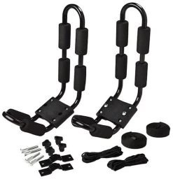 Attwood 11441-4 Kayak Roof Rack J-Style Carrier Kit