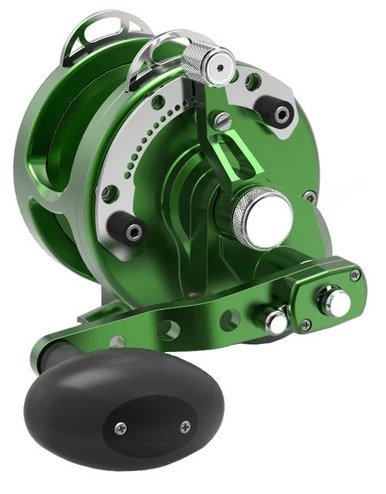 Avet HXJ 3-Speed Raptor MC Lever Casting Reel - Green 1 Avet HXJ 3-Speed Raptor MC Lever Casting Reel - Green
