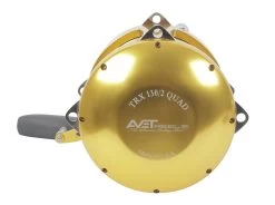Avet T-RX 130 2-Speed Lever Drag Big Game Reel - Gold -Wild Fishing Shop avet tr x 130 2 speed lever drag big game reel gold 46430.1650992293