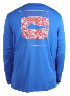 Columbia PFG Terminal Tackle Printed Fish Long Sleeve Shirt