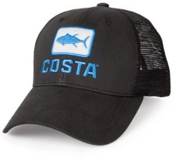 Costa Del Mar Tuna Trucker Hat - Black