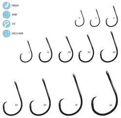 Gamakatsu Straight Eye Inline Octopus Circle Hooks - 6 - 10 Pack -Wild Fishing Shop gamakatsu straight eye inline octopus circle hooks 6 10 pack 03827.1651368439