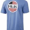 Huk Americana Flag Short Sleeve T-Shirts