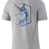 Huk Angry Marlin Short Sleeve T-Shirt - Heather Grey