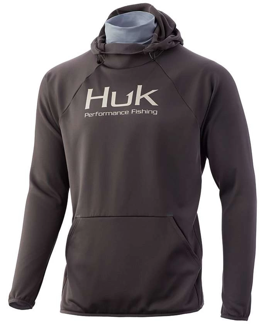 Huk Fin Hoodie - Iron Heather 1 Huk Fin Hoodie - Iron Heather