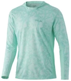 Huk Icon X Running Lakes Hoodie - Beach Glass - 2X-Large