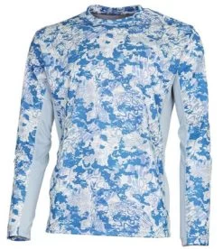 Huk Icon X Tide Change Long Sleeve Shirt - Exuma - Medium