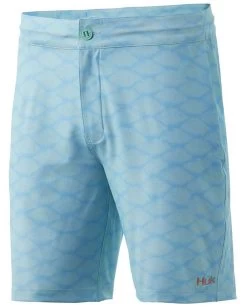 Huk Pursuit Scaled Dye Boardshort - Beach Glass - 40
