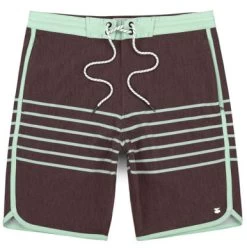 Jetty Sandbar Hybrid Boardshort - Oxblood/Black - 34