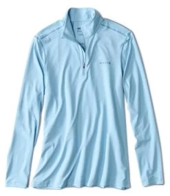 Orvis Sun Defense Quarter Zip Shirt - Skyline - X-Large