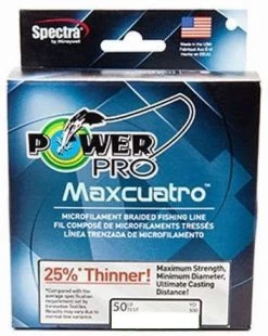 Power Pro PowerPro Maxcuatro Braided Fishing Line White - 65lb - 300yd