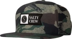 Salty Crew Alpha Tech 5 Panel Hat - Camo