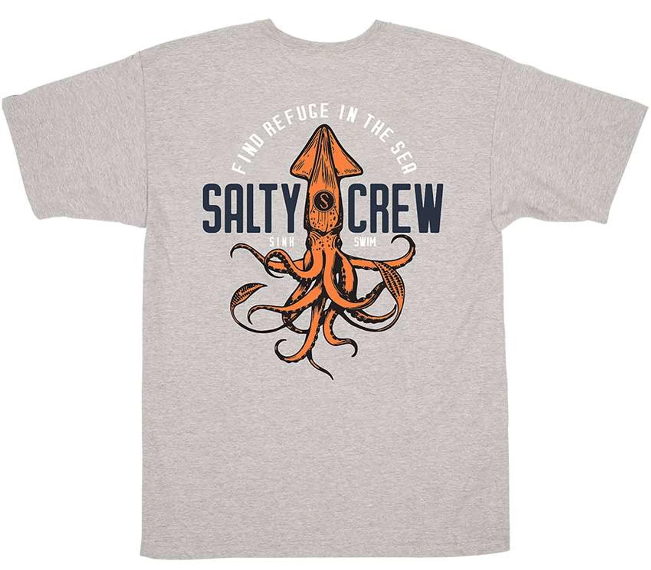 Salty Crew Colossal Short Sleeve T-Shirt - Athletic Heather - Large 1 Salty Crew Colossal Short Sleeve T-Shirt - Athletic Heather - Large