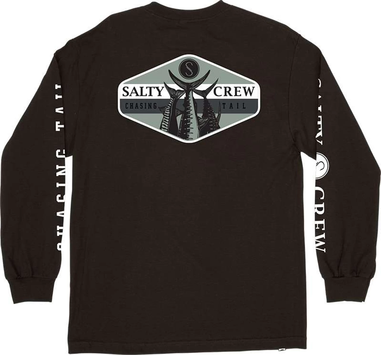 Salty Crew High Tail Premium Long Sleeve Tee - Black - Medium 1 Salty Crew High Tail Premium Long Sleeve Tee - Black - Medium