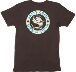 Salty Crew Mighty Mahi Short Sleeve T-Shirt - Black - Small