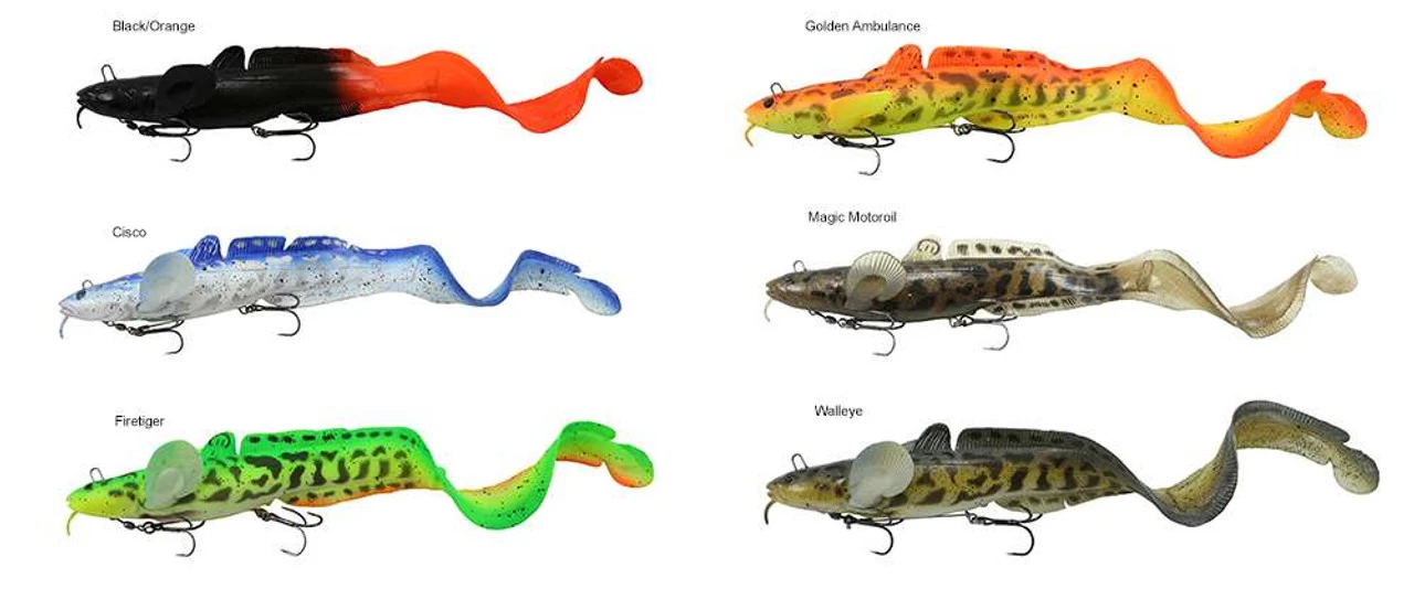 Savage Gear 3D Burbot Tail Baits 2 Savage Gear 3D Burbot Tail Baits - Image 2