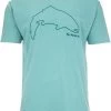 Simms Trout Outline T-Shirt - Oil Blue Heather