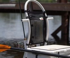 TackleWebs Bungee/Grommet 12in X 16in Gear Storage Pocket -Wild Fishing Shop tacklewebs tw12blk bungee grommet gear storage pocket 32660.1651326824