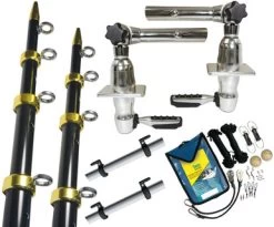 TACO GS-2841BKA-1 Grand Slam 280 W/15 Poles Rigging Kit Line Caddy