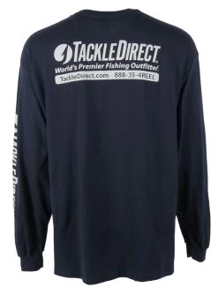 TackleDirect Logo-T Long Sleeve Navy XXL