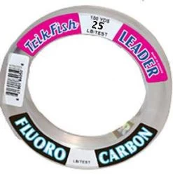 Trik 25FLS02501 Flourocarbon Clear Leader - 25Lb - 25Yds