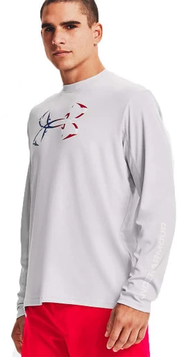 Under Armour Iso-Chill Freedom Hook Shirt - Halo Gray - L 1 Under Armour Iso-Chill Freedom Hook Shirt - Halo Gray - L