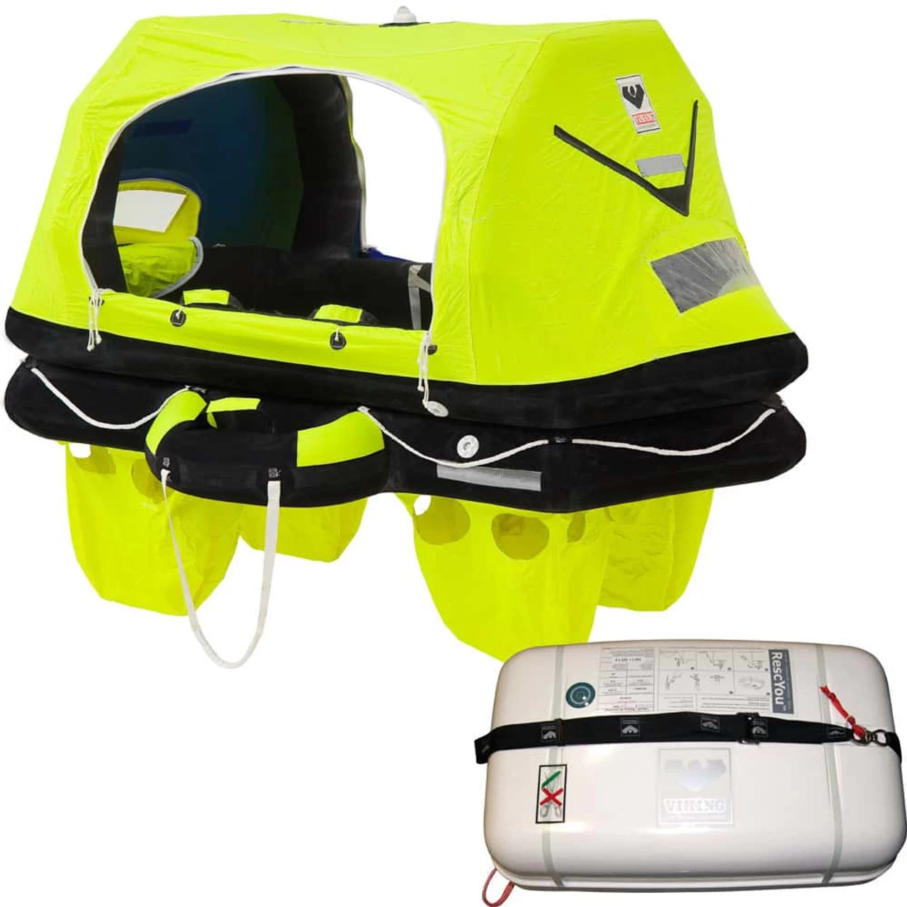 VIKING RescYou Pro Liferaft OS Pack - 6 Person 1 VIKING RescYou Pro Liferaft OS Pack - 6 Person