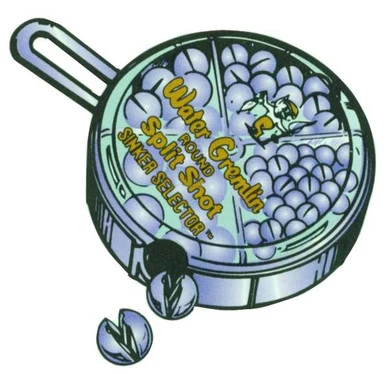 Water Gremlin Z700-R Round Tin Split Shot Selector 78pc 1 Water Gremlin Z700-R Round Tin Split Shot Selector 78pc