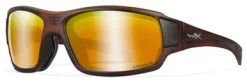 Wiley X Wiley WX Breach Sunglasses - Bronze Mirror Lens/Matte Hickory Brown Frame